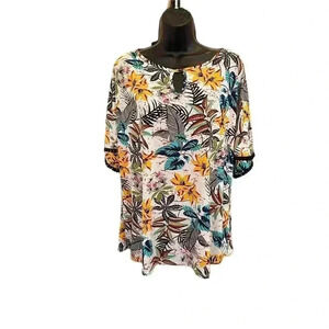 AMANA Tropical Multicolored Top - size XL